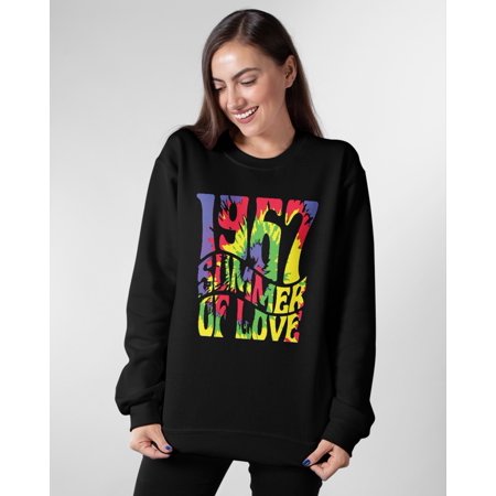 Sweatshirt Adults, 1967 Summer Of Love Hippie Beach Perfect Summer Crewneck Sweatshirt
