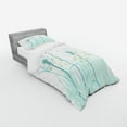 thumbnail image 2 of Ambesonne Spring Bedding Set 3 Pcs, Floral Botany Blooms, Twin XL, Almond Green Khaki, 2 of 2