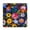 Huang-1, variant on Vibrant Citrus Floral Dark Background Outdoor Picnic Blanket, Foldable Waterproof Beach Mat, Portable Beach Blanket for Beach Camping, Hiking, Family Concerts