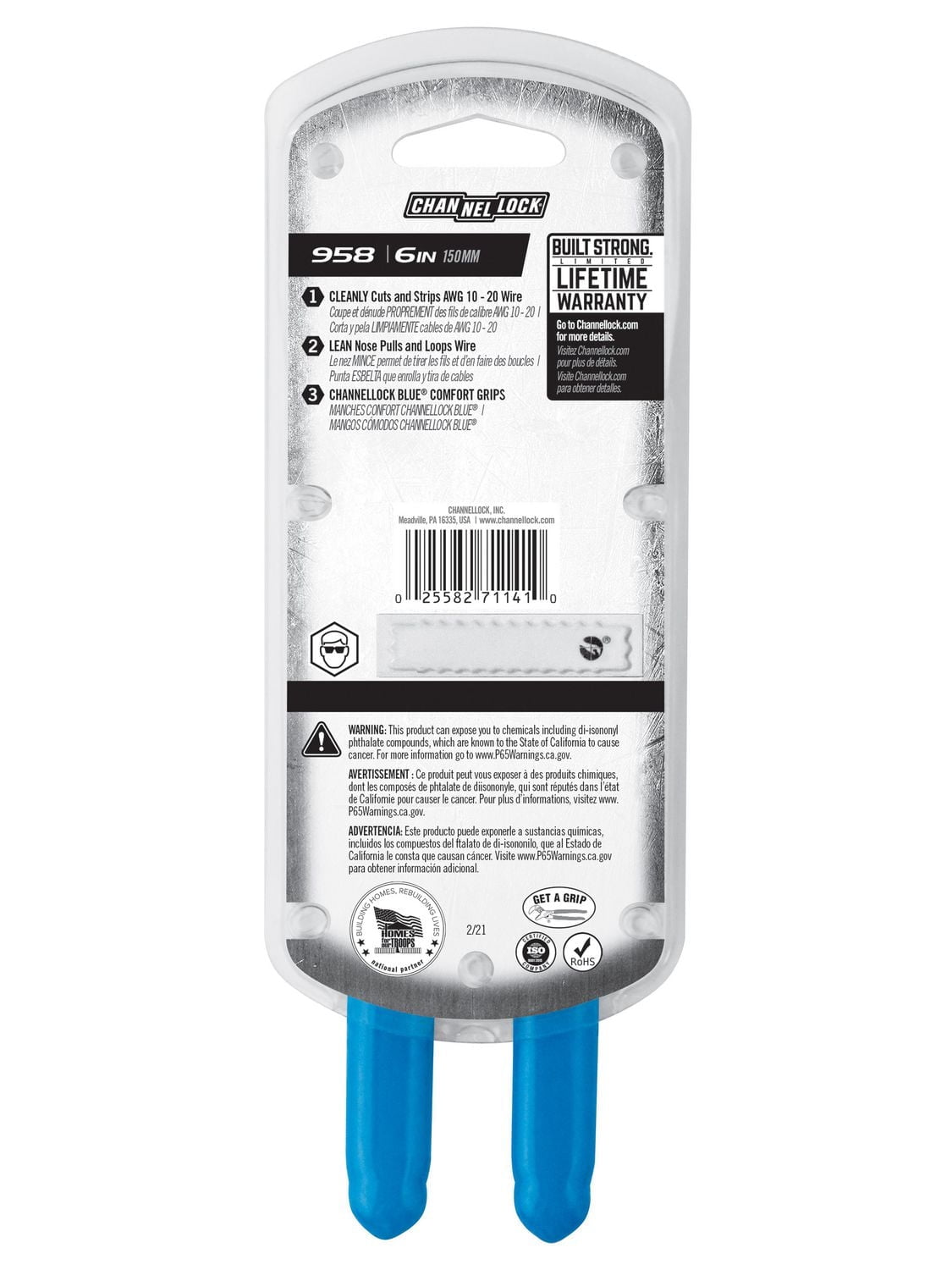 CHANNELLOCK Pince à dénuder 6"