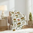 thumbnail image 3 of Yibo Mushrooms Collections, Artist Mushrooms Wild Species Blankets for Boys and Girls, Ultral Soft Fleece Fungus Natural Organic Blankets Used for Bed, Sofa, Chairsfor Kids/Child, 3 of 9