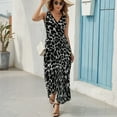 thumbnail image 6 of Leopard Print Pattern Art Sleeveless Dress Women's Summer Suit Dresses for Women 2025 Luxury Party Dress, 6 of 7