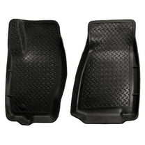 Husky Liners 30611 Classic Style Floor Liners Fit 2005-2010 Jeep Grand Cherokee, 2006-2010 Commander Front Row 2-Pc Black