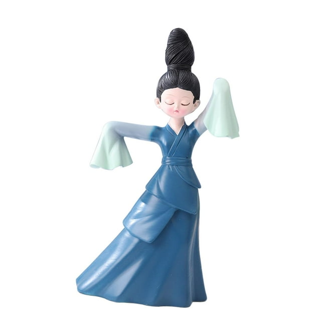 Estatua de de resina, muñeca de para estantería, dormitorio, mesa Izquierda Zulema estatuas de bailarina