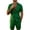 Green, variant on Men's 2 Piece Casual Outfits Short Sleeve Collared 2 Buttons Blazer and Shorts Set Summer Lightweight Comfy Sets