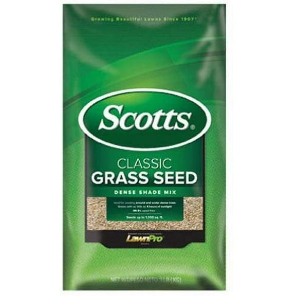 Scotts Classic Dense Shade Mix Grass Seed - Shade Tolerant - 3 lbs