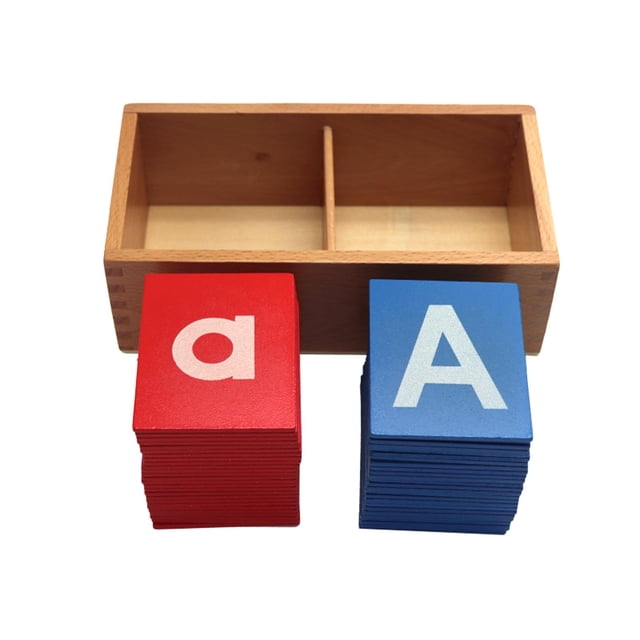 abecedario para niños, letras en inglés, herramientas didácticas, letras minúsculas y mayúsculas de madera para actividades, regalos