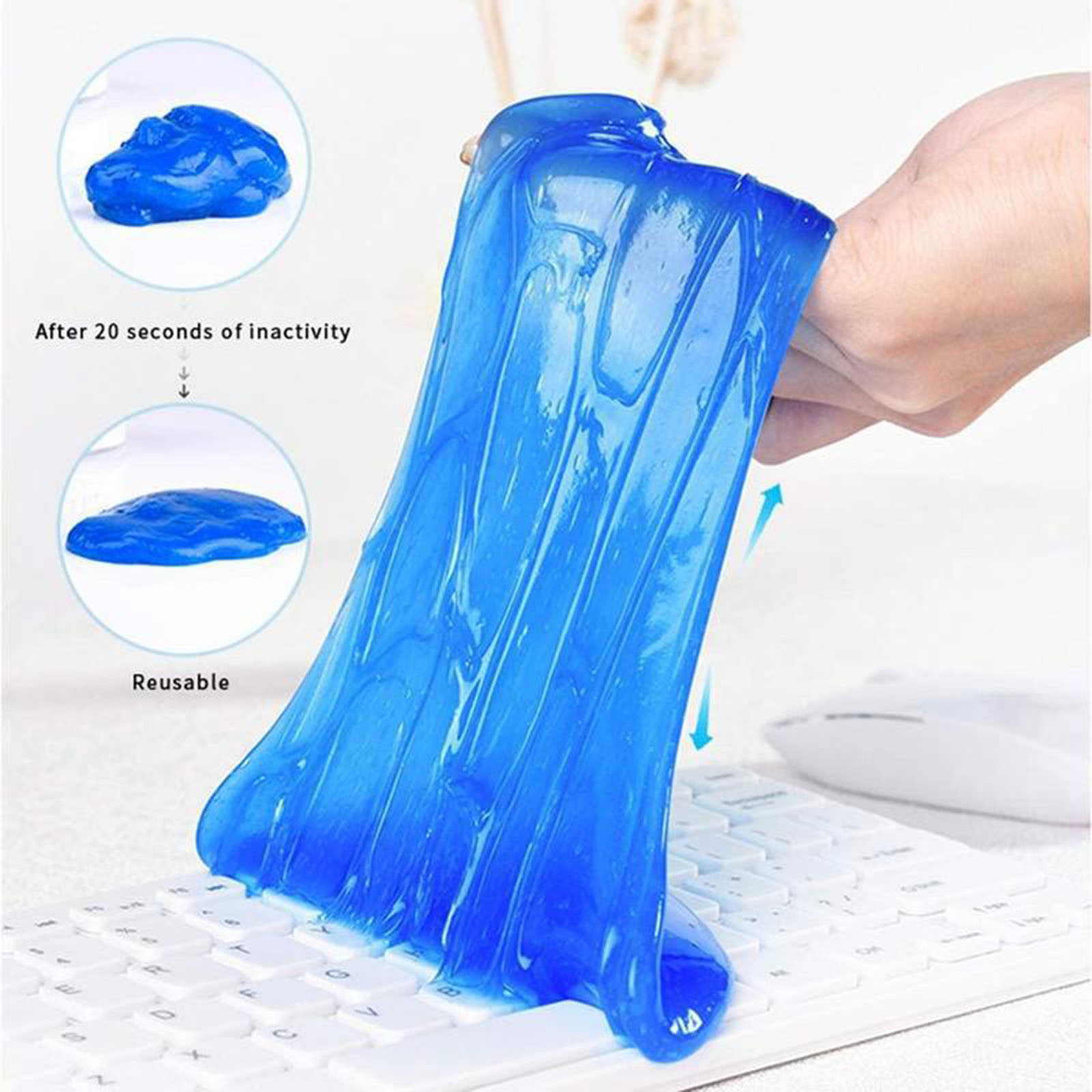 Sticky Slime Clay Dust Toy Snot Gel Mud Putty USB Laptop Cleaner