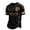 Black, variant on Mens Soccer Jersey, England Lions Cross Badge Brush Stroke Print Short Sleeve Football T-Shirt, Quick Dry Breathable Soccer Shirt for Match Day Light Gray M