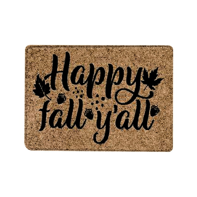 ICQOVD Thanksgiving Door Mat Kitchen Mat Bedroom Living Room Mat