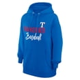 thumbnail image 2 of Women's G-III 4Her by Carl Banks  Royal Texas Rangers Team Fleece Pullover Hoodie, 2 of 3