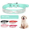 thumbnail image 3 of Mosey Eye-catching Pet Dog Collar Faux Crystal Bow-knot Design   for Party   Anti-choke, 3 of 7