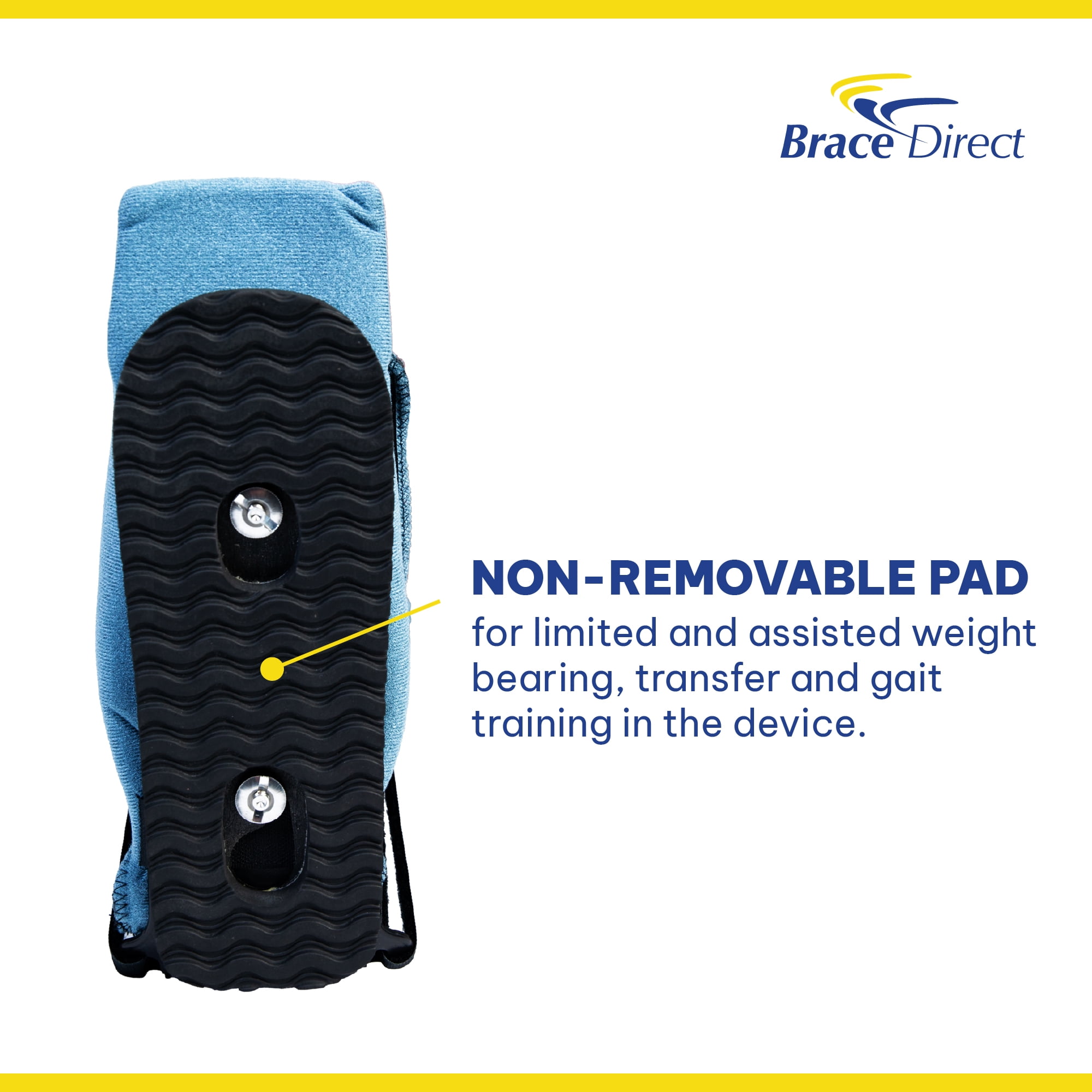SoftPro Ambulating AFO - For Plantar Flexion, Inversion, and Eversion Contractures of the Ankle and Foot- Support and Rehabilitation- L4396 - OCSI by Brace Direct