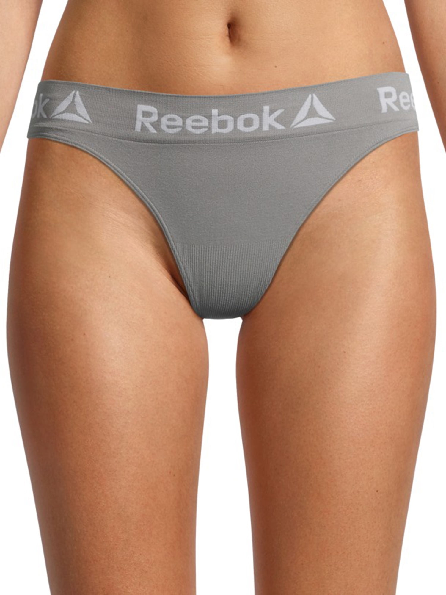 Reebok Women's Seamless Thong Panties, 4-Pack 