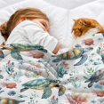 thumbnail image 4 of Sea Turtle Blanket, Ultra Soft Turtle Throw Blanket for Boys Girls, Sea Turtle Ocean Animal Pattern Blanket Decor Gifts for Couch Sofa Bed,Turtle Lovers Gifts,40"x50"-Kids/Throw Size, 4 of 6