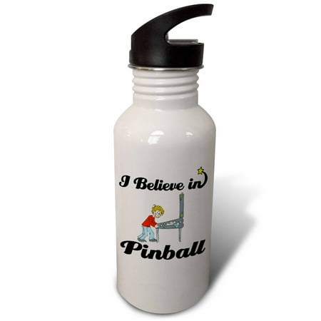 

I Believe In Pinball 21 oz Sports Water Bottle wb-105474-1