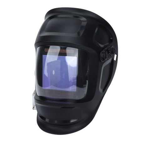 

Solar Welding Helmet Large Field Of View Infrared And UV Protection Auto Dimming Welder Helmet With Headband For TIG MIG MMA Projects