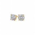 thumbnail image 1 of Fine Jewelry Vault UBERP030AARDY14D Conflict Free Diamond Stud Earrings - 14K Yellow Gold, 2 Stones, 1 of 1