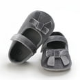 thumbnail image 6 of Yoyauz Baby Girl Mary Jane Shoes Anti Slip Rubber Sole Ballet Slippers Princess Dress Wedding Shoes Newborn Kids Shoes Toddler Shoes（0-12 Month）, 6 of 8