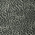 thumbnail image 6 of Safari Black and Grey Leopard Animal Print 8' Round Non-Skid Area Rug, 6 of 9