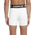 thumbnail image 3 of Nike Girl's NP Dri-Fit 3" Shorts L White, 3 of 5