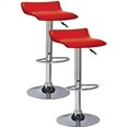 thumbnail image 1 of Leick Mobilier Tabouret Pivotant Réglable 34" Rouge (Lot de 2), 1 of 1