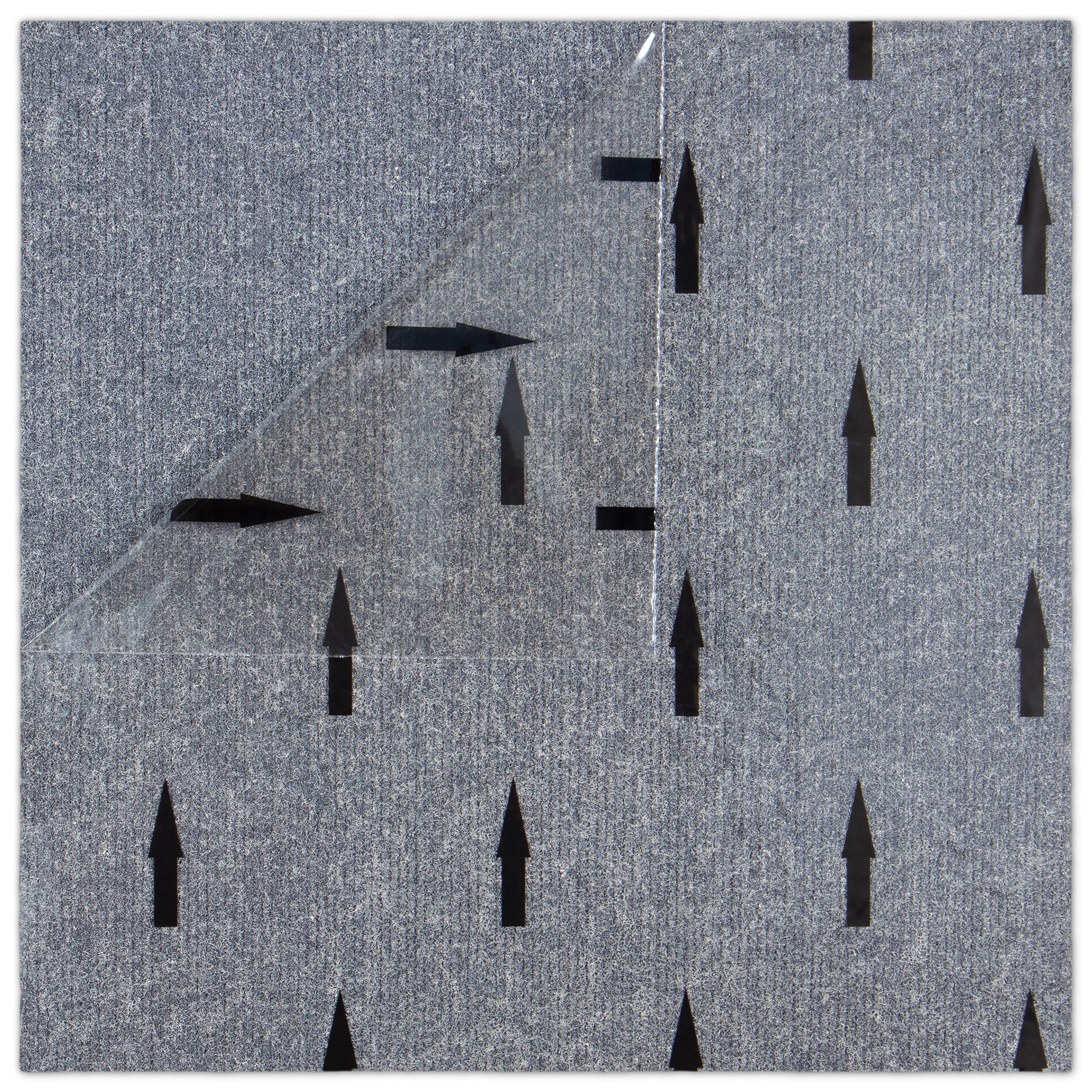Asheville Rib Blue Residential 18 in. x 18 in. Peel and Stick Carpet Tile Square 27 sq. ft. 12 Tiles Per Box