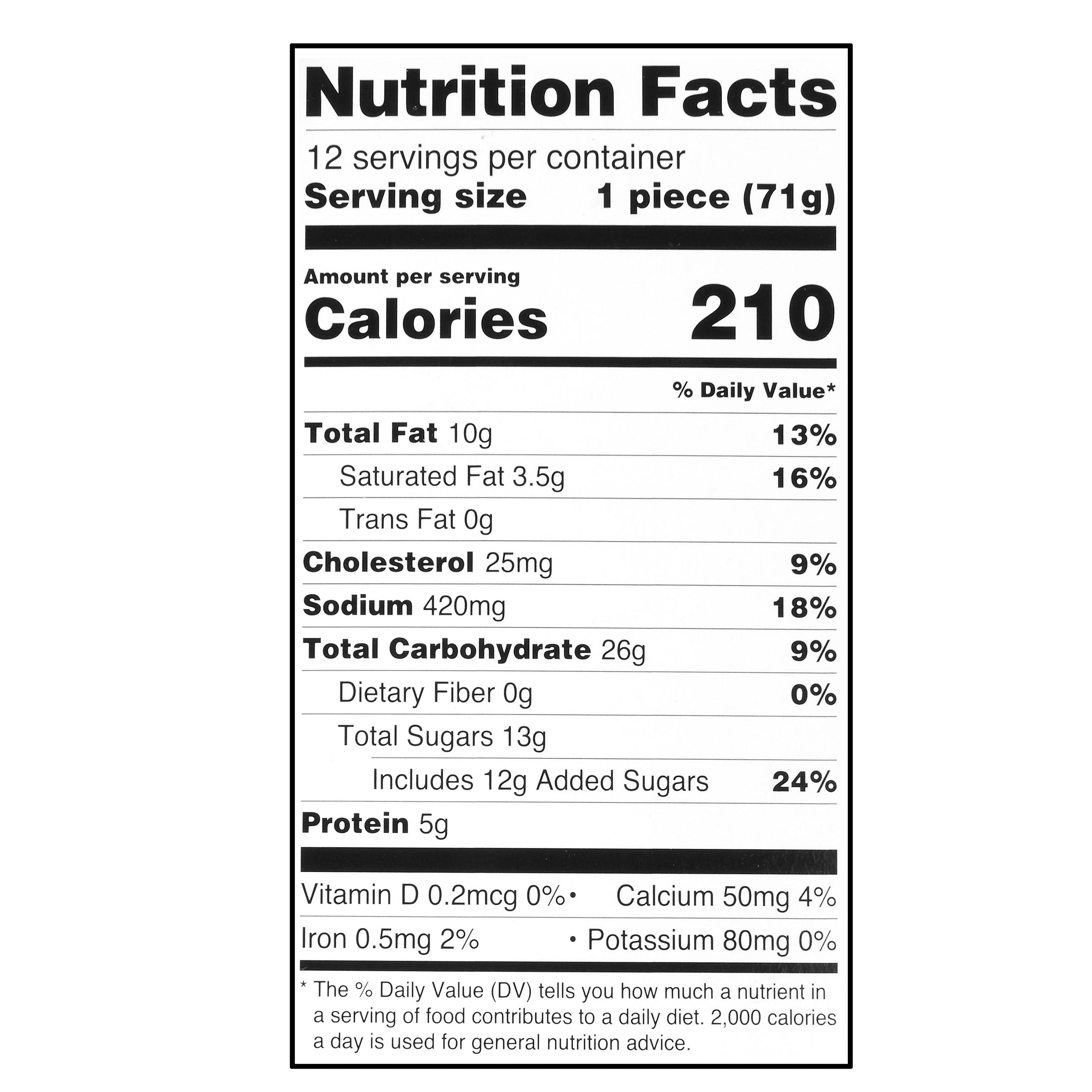 Great Value Pancake & Sausage on a Stick, 30 oz, 12 Count (Frozen). Allergens Wheat, Milk, Eggs, Soy