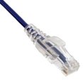 thumbnail image 1 of 1 ft. Cat6a Purple Slim Ethernet Patch Cable with Pure Copper & Snagless Molded Boot, 1 of 1