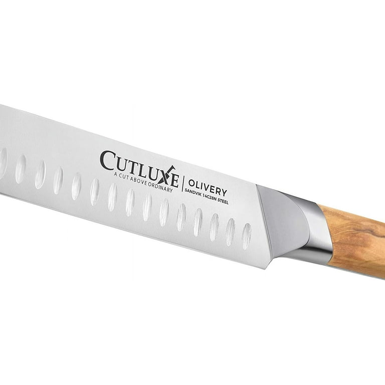 CUTLUXE Slicing Carving Knife – 12 Brisket Knife, Razor Sharp Meat and BBQ  K