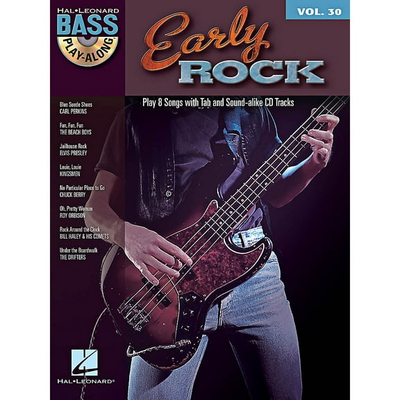 Early Rock: Bass Play-Along Volume 30
