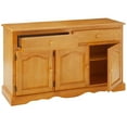 thumbnail image 4 of Sunset Trading Oak Selections Oak Selections Wood Treasure Buffet in Light Oak, 4 of 6