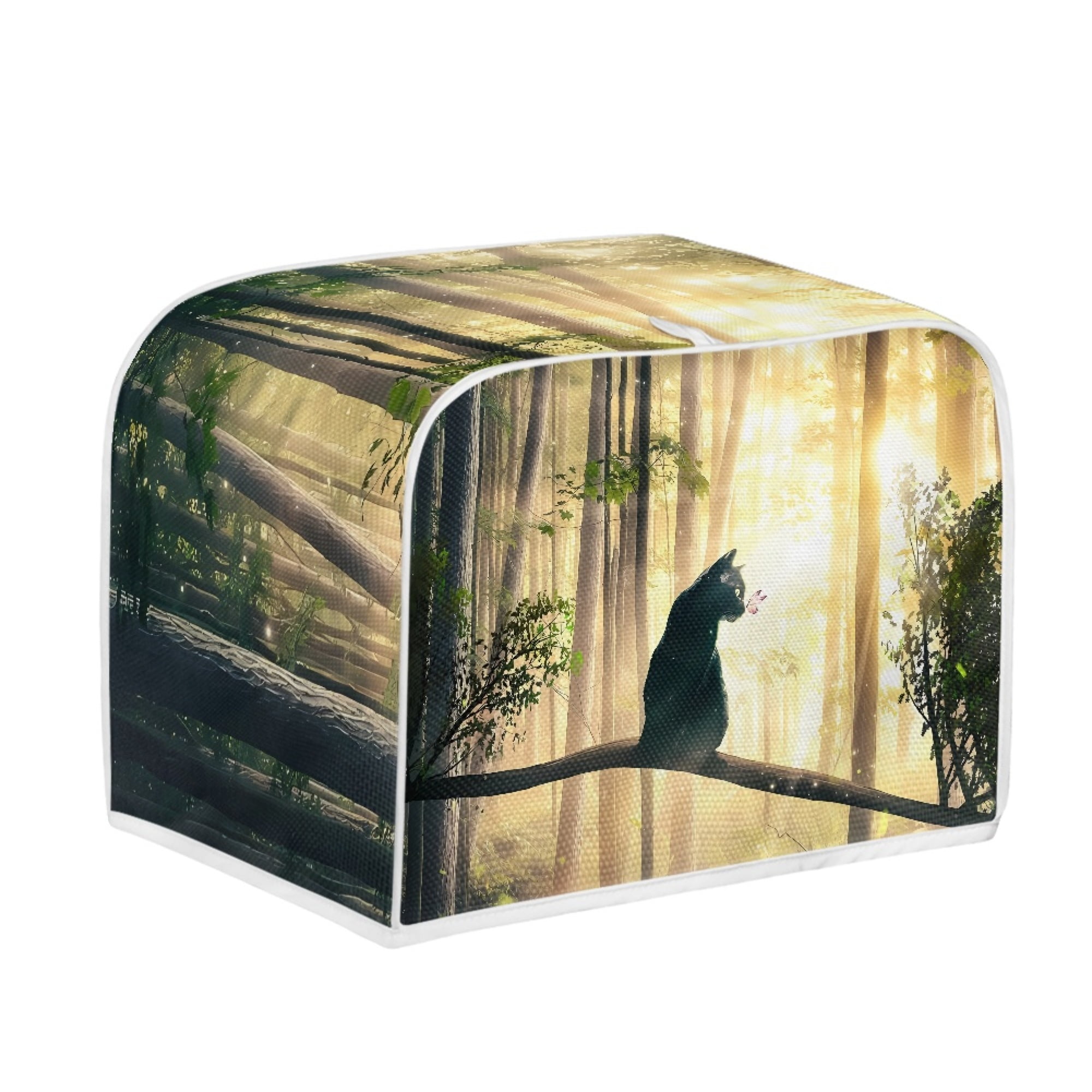 Vodetik Store Toaster Cover for 4 Slice Toaster Cat Washable Kitchen