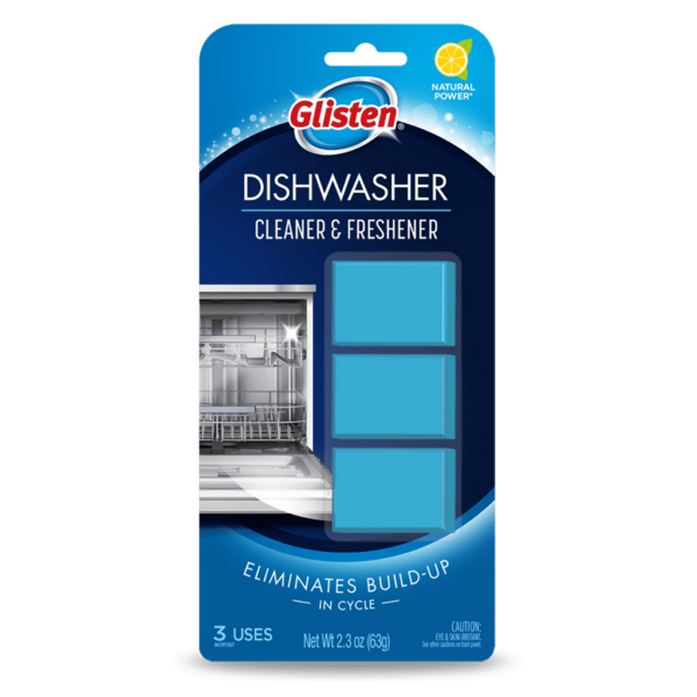 Glisten Dishwasher Cleaner & Freshener, 3 Tablets