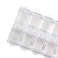 thumbnail image 4 of keepw 12 Grid Nail Art Clear Empty Plastic Storage Case Bead Earring Jewelry Box Container Manicure kit Holder transparent, 4 of 6