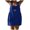 Blue, variant on Qiopertar Women's Solid Color Tennis Jumpsuit Casual Summer Cut Out Workout Athletic Dress Romper Shorts, Blue L