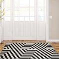 thumbnail image 3 of Outdoor Washable Myers Ivory & Black 3' x 5' Accent Rug, 3 of 8