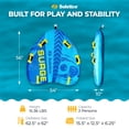 thumbnail image 3 of Solstice Surge Inflatable Towable 2-Person Water Sport Tube with 6 Handles, 3 of 11