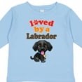 thumbnail image 4 of Inktastic Labrador Retriever Dog Black Lab Boys or Girls Long Sleeve Toddler T-Shirt, 4 of 5