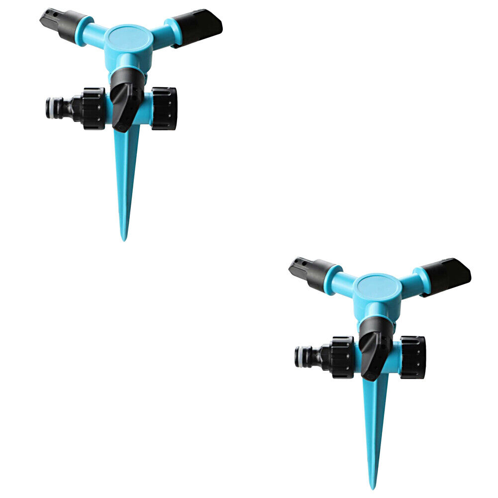 US 24 Pack 360° Rotation Auto Irrigation System Garden Lawn Sprinkler