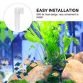 thumbnail image 5 of CIMAXIC White Acrylic Fish Tank Bracket with Hook Design for Decoration and Repeated Use Small Size,6.1"X3.15"X1.97", 5 of 5
