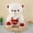 B, variant on Taotanxi Teddy Bear with Red Heart - I Love You - 9.84 Inches - Cuddly Plush Toy - Stuffed Animal - Brown