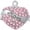 Pink, variant on Delight Jewelry Silver-tone Mom Banner on Pink Crystal Heart - Script Class of 2025 Dome Charm Necklace, 18"