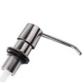 thumbnail image 6 of Limei Soap Dispenser for Kitchen Sink (Brushed Nickel), Built in Design Sink Soap Dispenser, Refill from The Top, Stainless Steel Kitchen Soap Pump with Bottle, 6 of 7