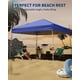 thumbnail image 3 of Carpa Desplegable 10x10 Pies – Toldo 8x8 Pies – Refugio Portátil – Incluye Bolsa de Transporte – Patio, Jardín, Playa y Campamento, 3 of 7