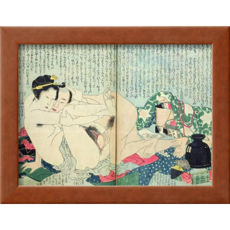 Shunga erotic paintings