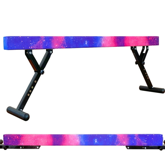 MARFULA Adjustable Balance Beam 8 ft Gymnastic Beam Adjustable Height for Kids and Teenage of All Levels, Gym Equipment for Athlete Home and Club Use