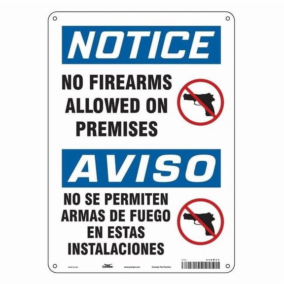 Condor Safety Sign,14 in x 10 in,Polyethylene 449M34