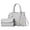 Grey, variant on Women's Tote Bag and Wallet Set Two-Piece Matching Purse Accessory Combo for Ladies