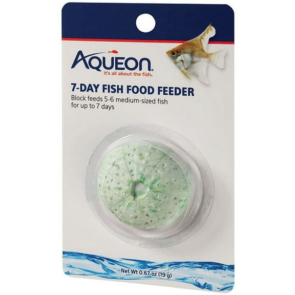 Aqueon 7-Day Fish Food Feeder [Aquarium Vacation Fish Food, Aquarium Supplies] 6 count